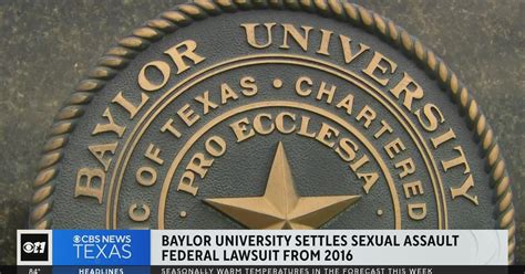 baylor university sexual assault|Baylor settles years.